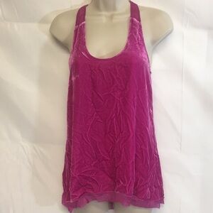 Bird Juicy Couture Gwen Razer tank pink New $228